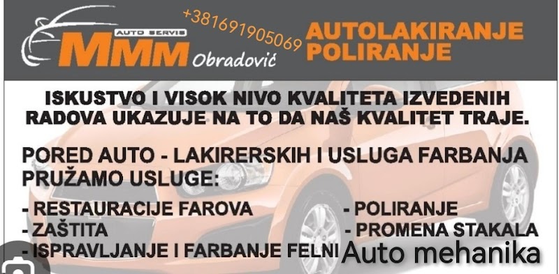 Auto servis MMM OBRADOVIC