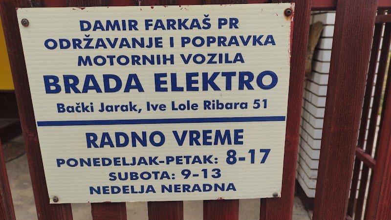 Autoelektričar Brada