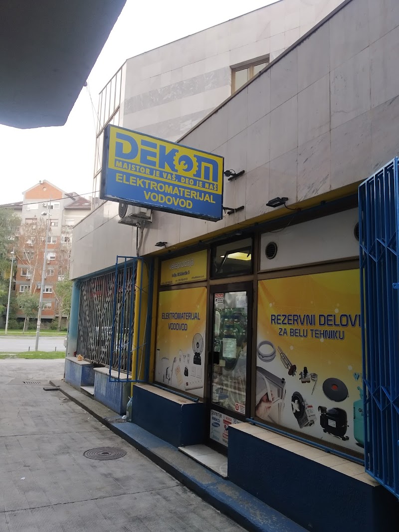 Dekom d.o.o. - rezervni delovi za belu tehniku, rashladnu tehniku, klimatizaciju, ventilaciju, elektro i vodovodni materijal