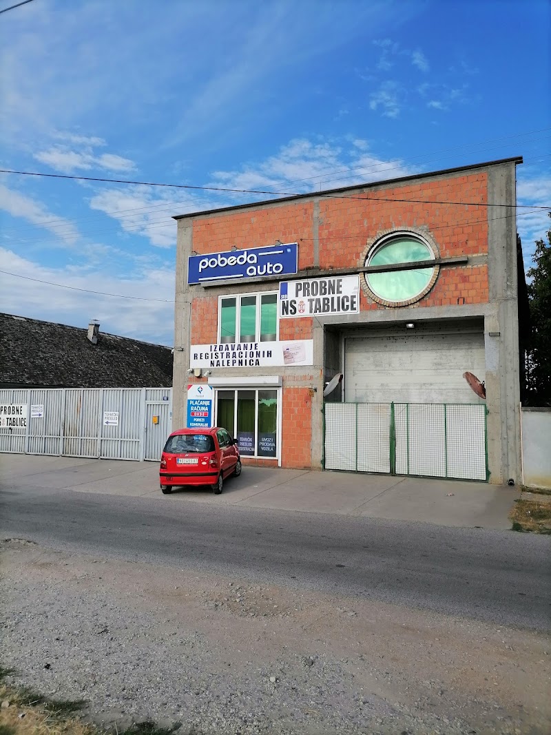 POBEDA AUTO DOO Registracija vozila
