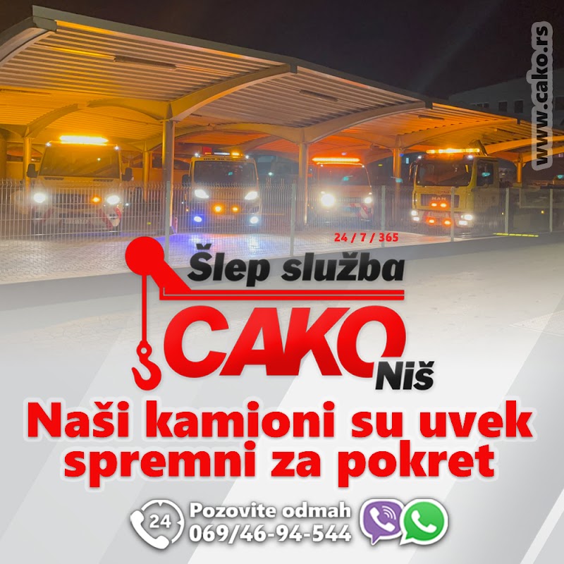 Šlep služba Niš - CAKO