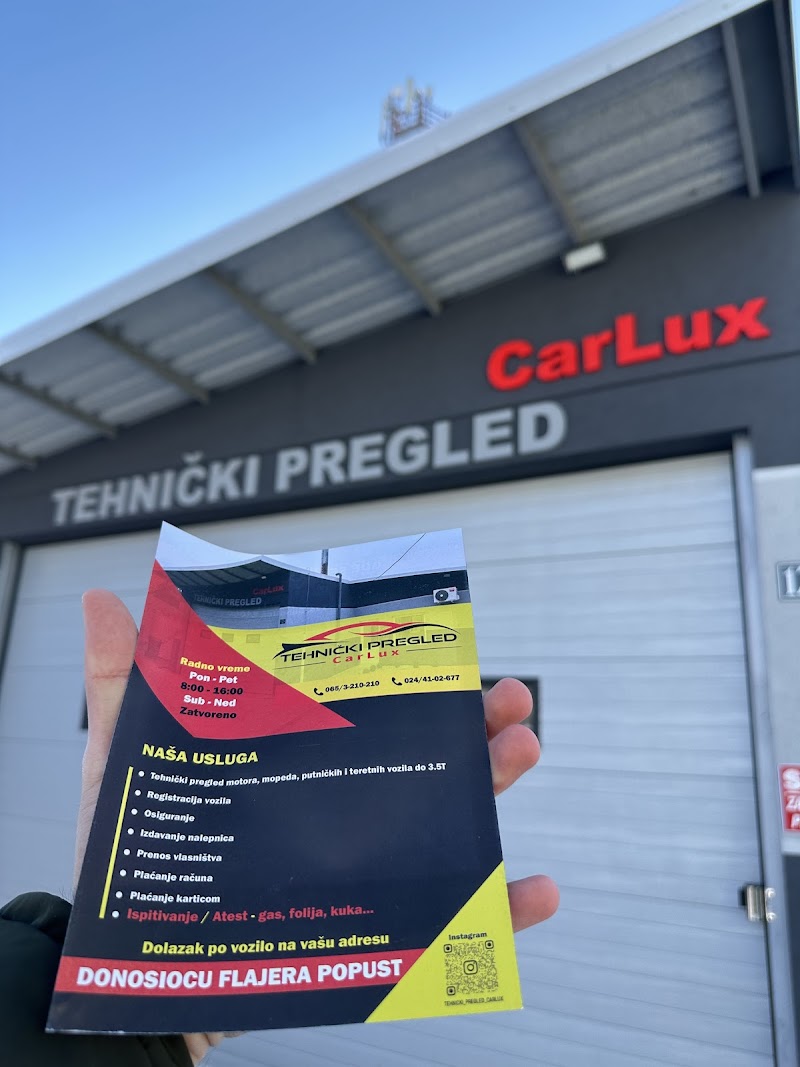 Tehnicki pregled CarLux - Subotica