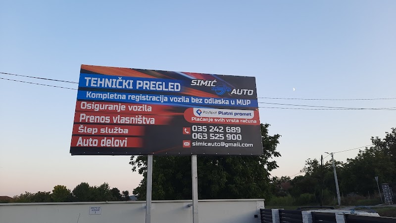 TEHNICKI PREGLED ''SIMIĆ AUTO''